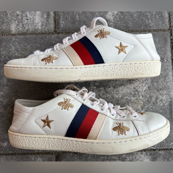 Gucci Shoes - GUCCI-Women’s Ace sneaker with bees and stars